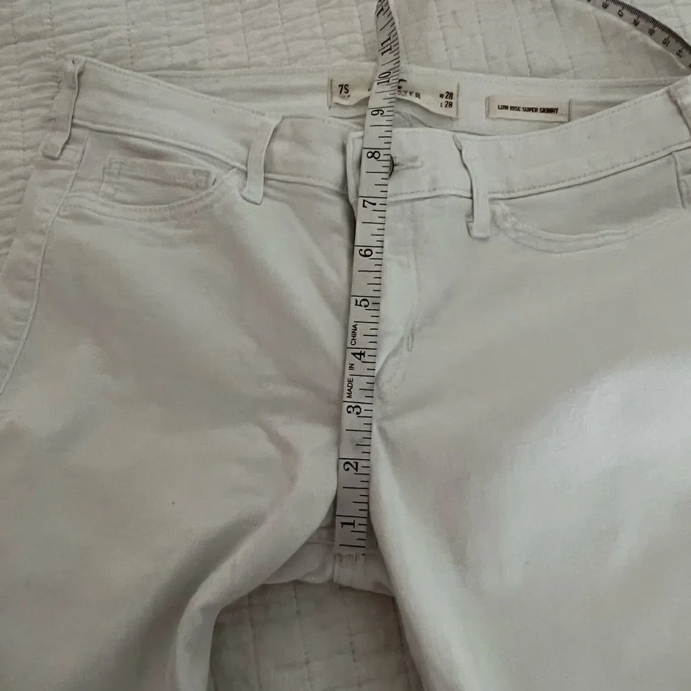 Hollister original jeans low rise super skinny waist 28 length 28
